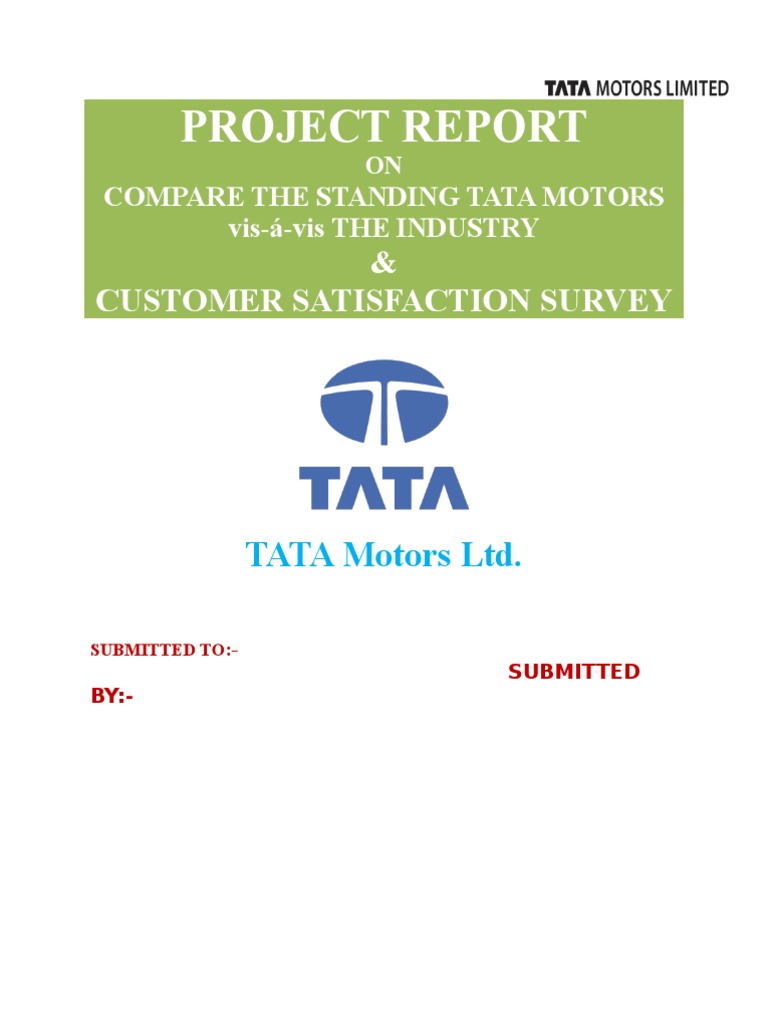 Tata Motors Industry Comparison Report | PDF | Inflation | Business ...