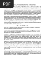 Copper Electrowinning Process Overview | PDF | Electrochemistry | Anode