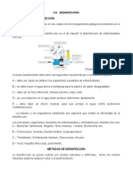 Modulo Desinfección