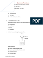CHP 2 - Methods of Purification (Multiple Choice) QP