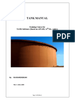 Tank Manual: Training Course For TANK Software (Based On API 650, 11 Ed., Add.1)