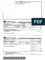 Recibo de pagamento de serviços de telecomunicações