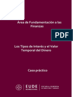 Los Tipos de Interés y El Valor Temporal de Dinero - Caso Práctico