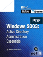 Active Directory Administration Essentials