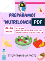 Nutrilunches para niños en Cocachacra