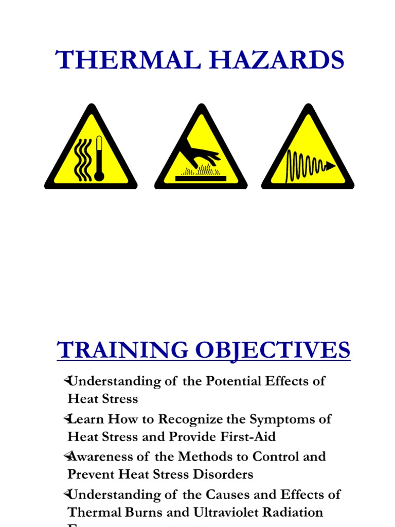 Thermal Hazards