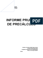 Informe Prueba de Precálculo