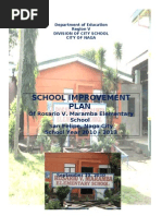 Download SCHOOL IMPROVEMENT PLAN OF ROSARIO V MARAMBA ELEMENTARY SCHOOL 2011 - 2013 by argus-eyed SN58084740 doc pdf