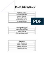 Jornada de Salud Lista