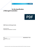 IEEE Standard For The Specification of Microgrid Controllers