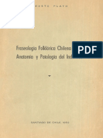 Plath, Oreste (1950) - Fraseología Folklórica Chilena en La Anatomía y Patología Del Individuo