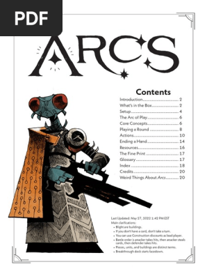 Arcs Rulebook