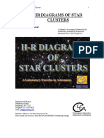 HR Diagrams of Star Clusters: Student Manual
