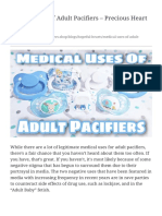 Medical Uses of Adult Pacifiers - Precious Heart B+