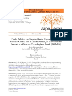 View of Public Funds in Dispute - Central Government Budget Expenses With Public Debt, Federal Universities and Science and Technology in Brazil (2003-2020)