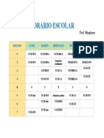 Horario Escolar