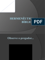 Hermenêutica Bíblica