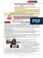 Ficha de Aprendizaje 01 Comun 2do Grado