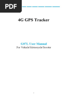G07L 4G GPS Tracker User Manual