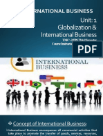 Unit: 1 Globalization & International Business