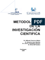 Libro Metodologia Investigacion. Cienfuegos 2006