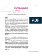 Inventario de Salud Mental - 5 MHI-5 en Adolescent