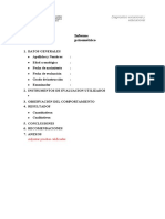 Semana 13 - PDF - Modelo Informe Psicométrico