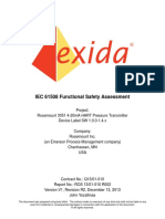 Exida Report No ROS 13-01-010 R002 Version V1 (Revision R2 December 13 2013) (Rosemount 3051 HART Pressure Transmitter)