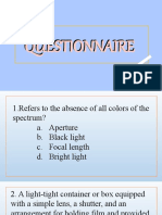 FP Questionnaire