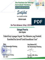 sertifikta Dwi Putra Setiawan, S.Kep