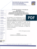 Ampliación RETIRO Y ADICION ASIGNATURAS II-2021