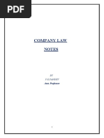 Company Law Notes - Unit-Iv