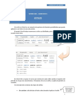 Word 365 - Creación de estilos en