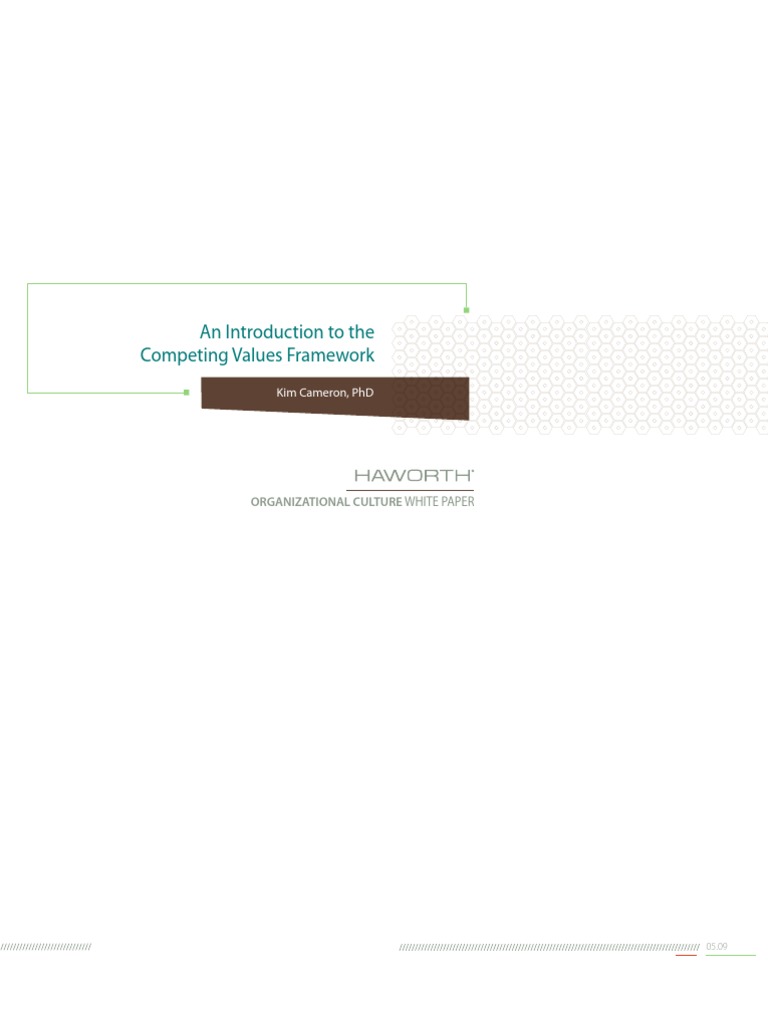 Competing Values Framework Overview | PDF | Competence (Human Resources ...