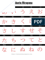 Silabario Hiragana