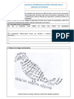 4° Experiencia de Aprendizaje 1° Grado