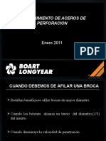 Mantenimiento de Aceros de Perforacion 2011