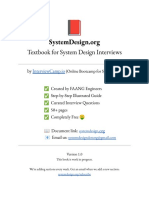 Textbook For System Design Interviews