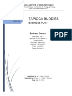 Tapioca Buddies Business Plan