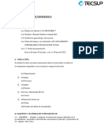 Informe Topográfico