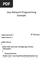 Lab-Java Network Programming Example