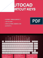 Shortcut Keys: Autocad