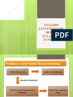 Analisis Lentur Balok Tulangan Tunggal