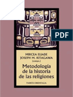 Eliade, Mircea y Kitagawa, Joseph M. (Comps.) Metodologia de La Historia de Las Religiones - PDF Versión 1