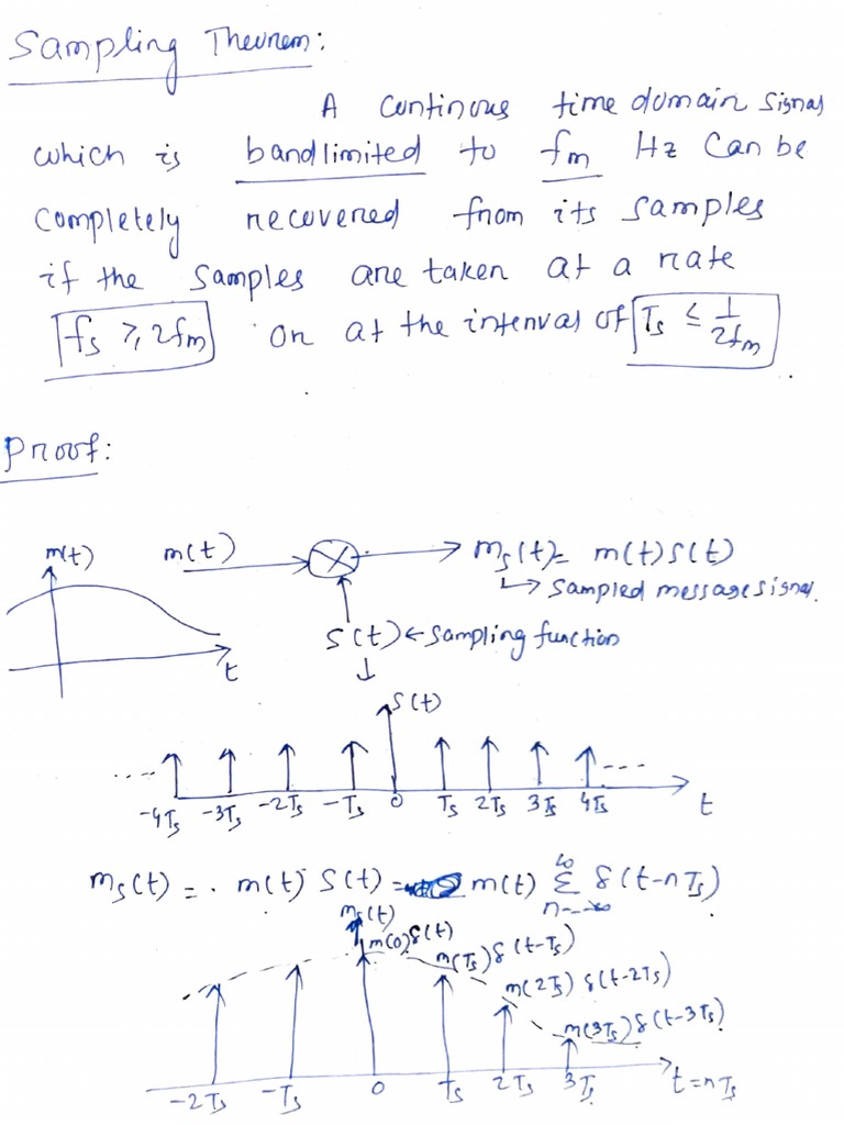 Sampling Theorem | PDF