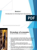 Module-1 Economic Development