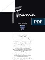 Lancia THEMA Owners Manual