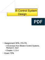EE5205 Control System Design