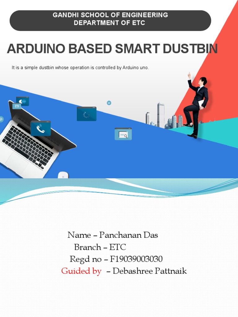 Smart Dustbin System Overview | PDF | Arduino | Equipment