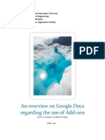 SPU Computer Application Module Overview of Google Docs Add-ons